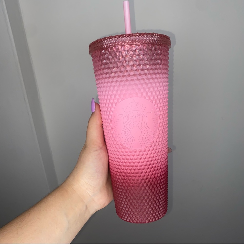 Starbucks Winter 2022 | Ombre Pink/Blush Studded Tumbler | Venti
